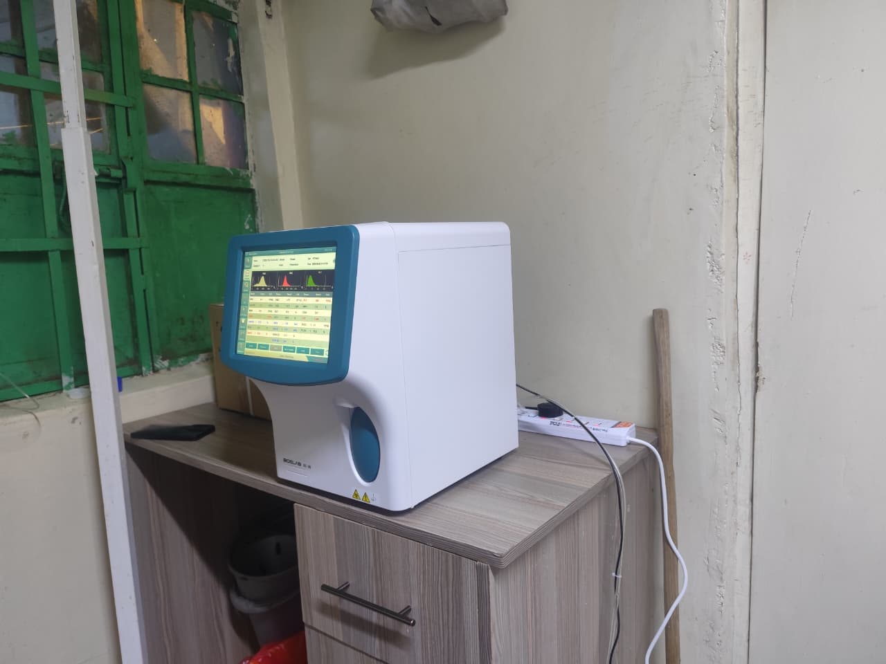 Fresh installation of Bioelab EC 30 Hematology Analyzer at Kabera Medical Centre